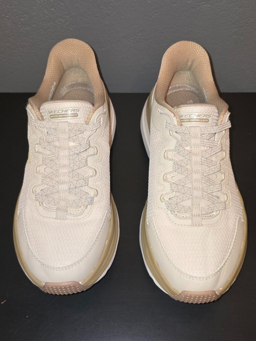 Skechers Slip-Ins Zirrus Womens Size 9 Tan Hands Free Water Repellent Sneakers - Picture 2 of 9